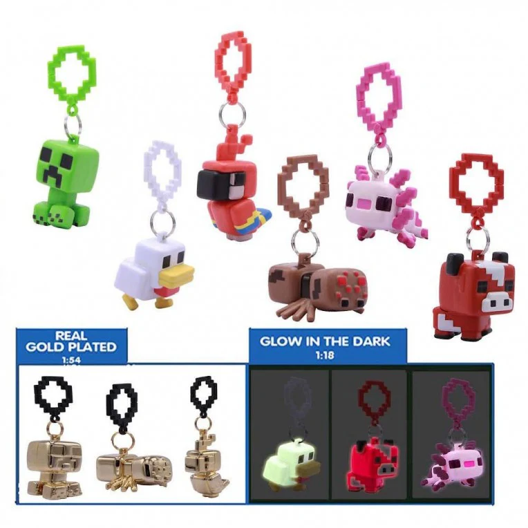 Minecraft Collectible Backpack Hangers Figure Blind Box Series 1 - Image 2