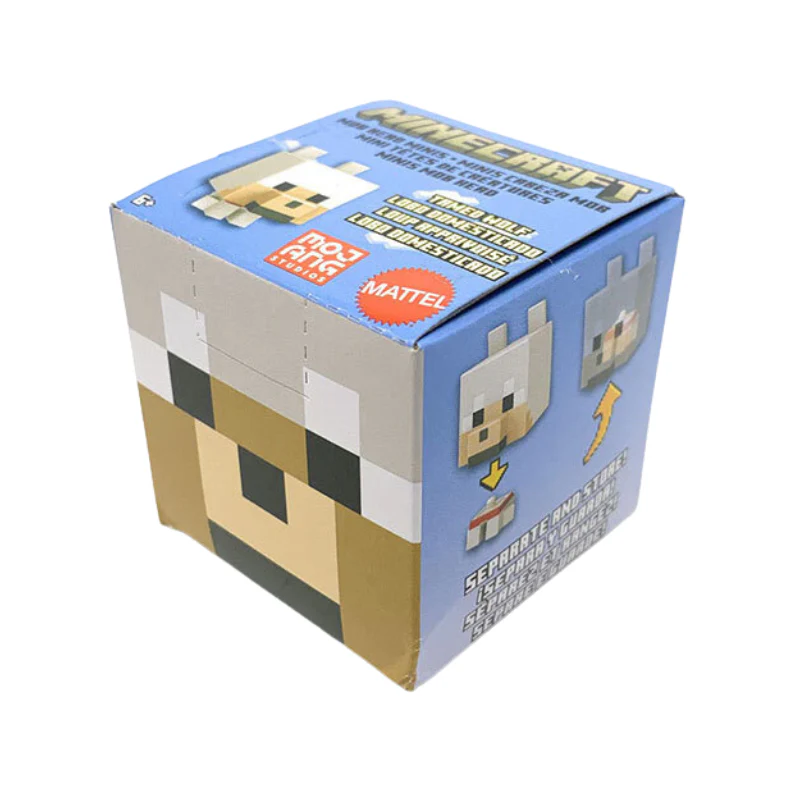Minecraft Minecraft Minis Mob Head - Tamed Wolf Toys by Mattel - Image 2