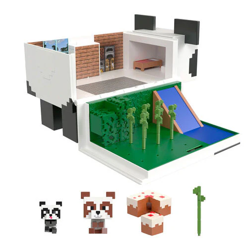 Minecraft Mob Head Minis Panda Playhouse Playset - Image 2