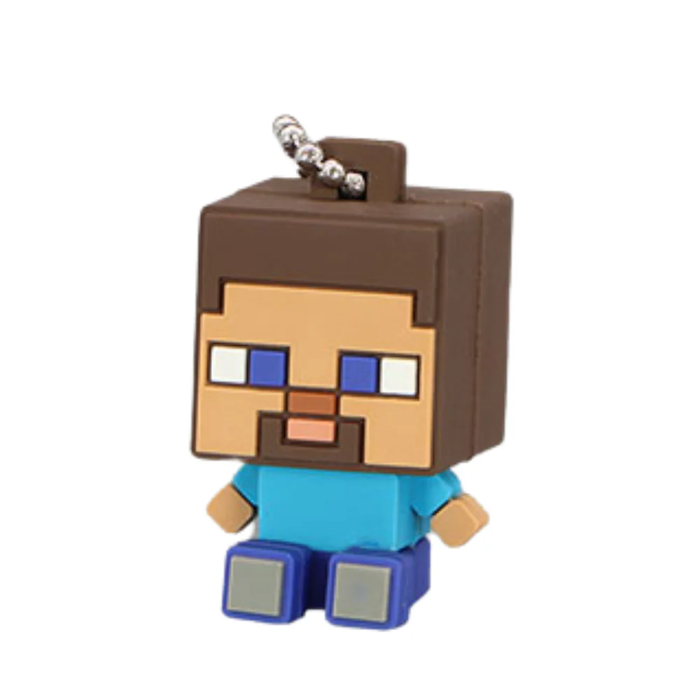 Minecraft Rubber Keychain Steve by Furyu