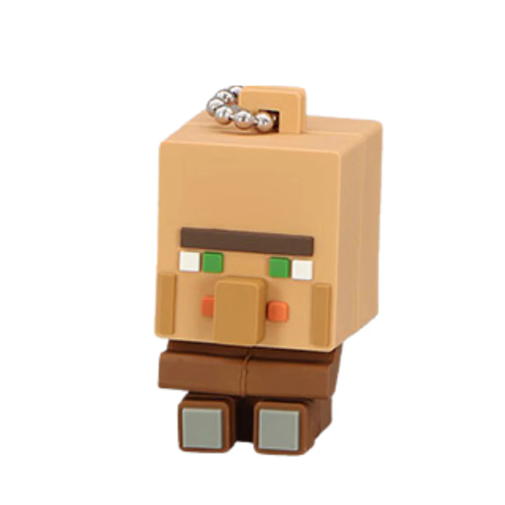 Minecraft Rubber Keychain Villager by Furyu