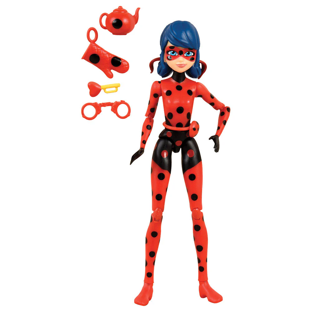 Miraculous Moments Small Dolls - Lady Bug & Lucky Charm - Image 2