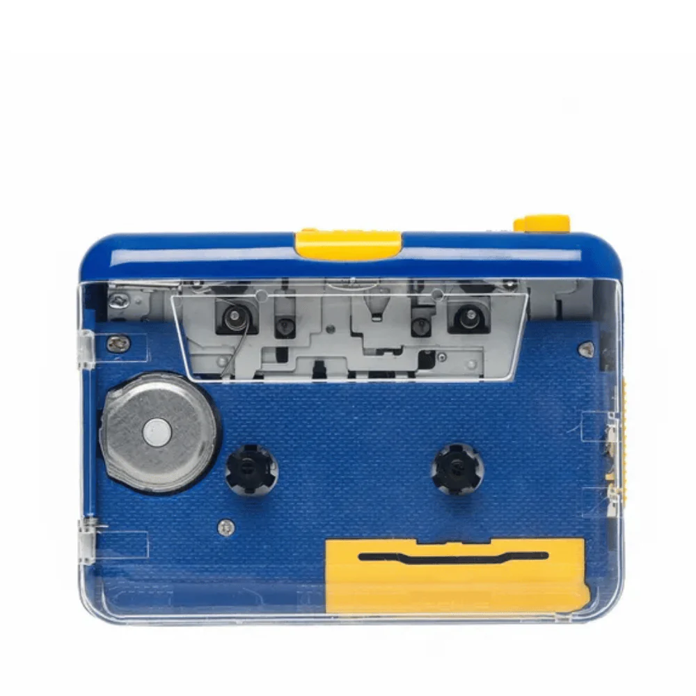 JO9 CASSETTE PLAYER (CLEAR SUPER USB) - BLUE By MJI
