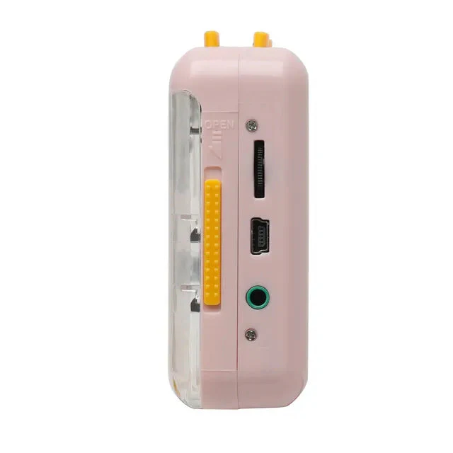 JO9 CASSETTE PLAYER (CLEAR SUPER USB) - PINK By MJI - Image 3