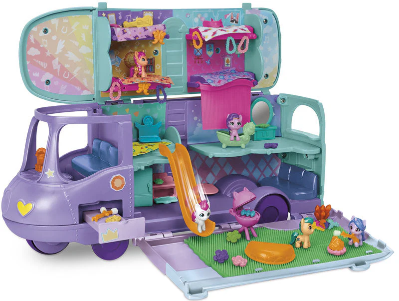 My Little Pony Mini World Magic Mare Stream Trailer Playset by Hasbro - Image 2