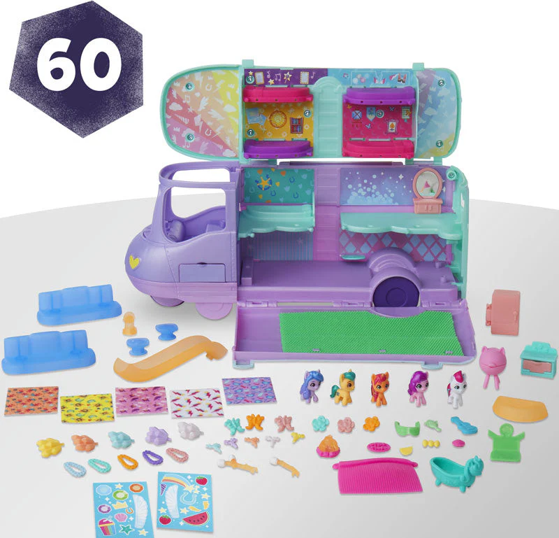 My Little Pony Mini World Magic Mare Stream Trailer Playset by Hasbro - Image 3