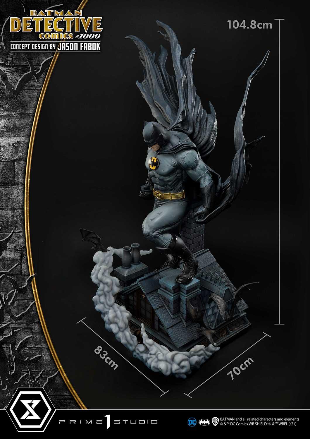 Batman Detective Comics #1000 (Jason Fabok Concept Design) Museum Masterline Statue By Prime 1 Studio - Image 2