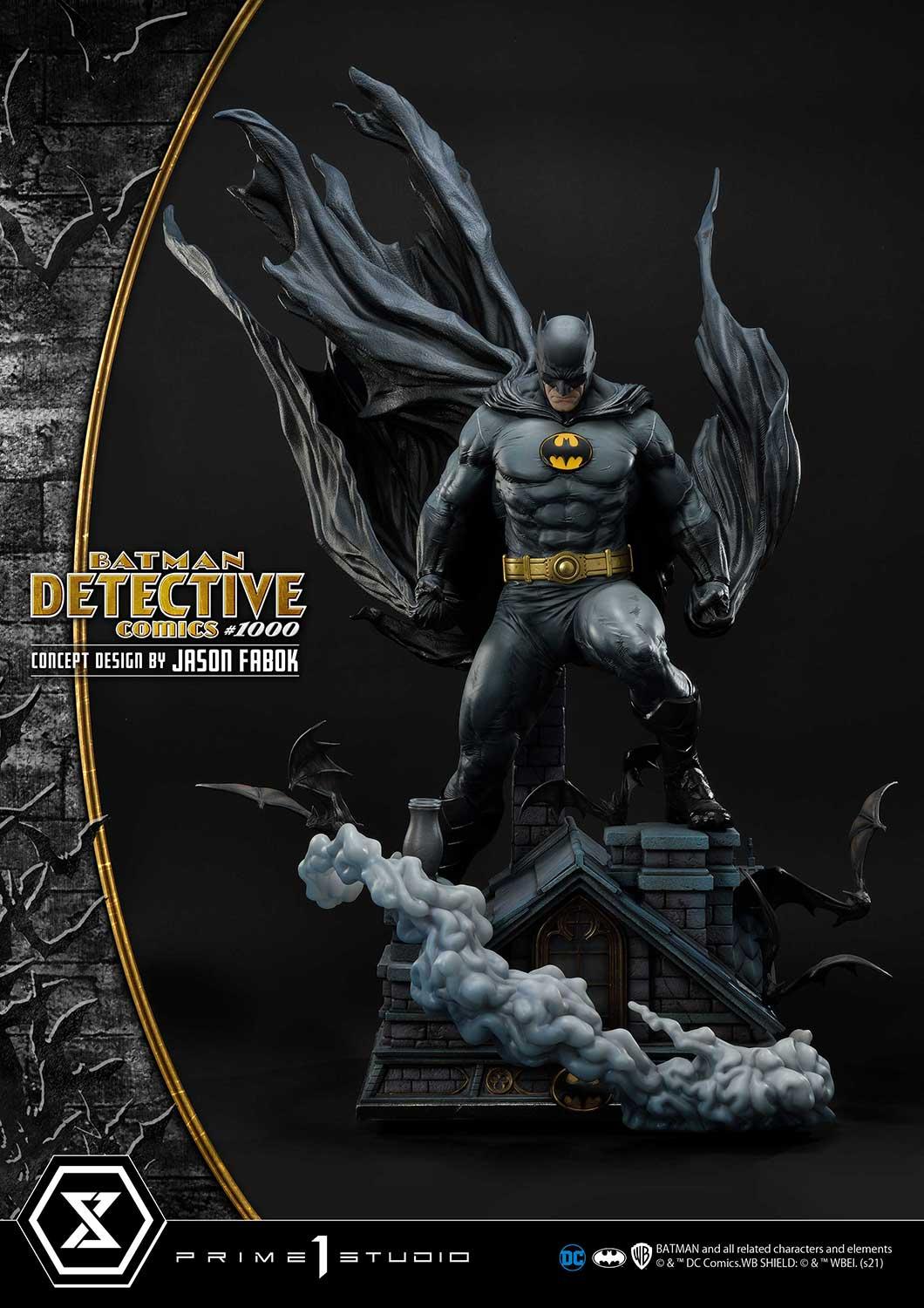 Batman Detective Comics #1000 (Jason Fabok Concept Design) Museum Masterline Statue By Prime 1 Studio - Image 4