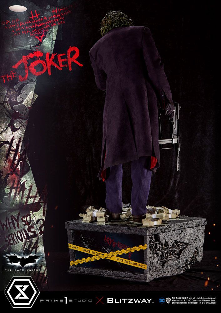 Museum Masterline The Dark Knight (Film) The Joker Bonus Version 1/3 scale By Prime 1 Statue - Image 3