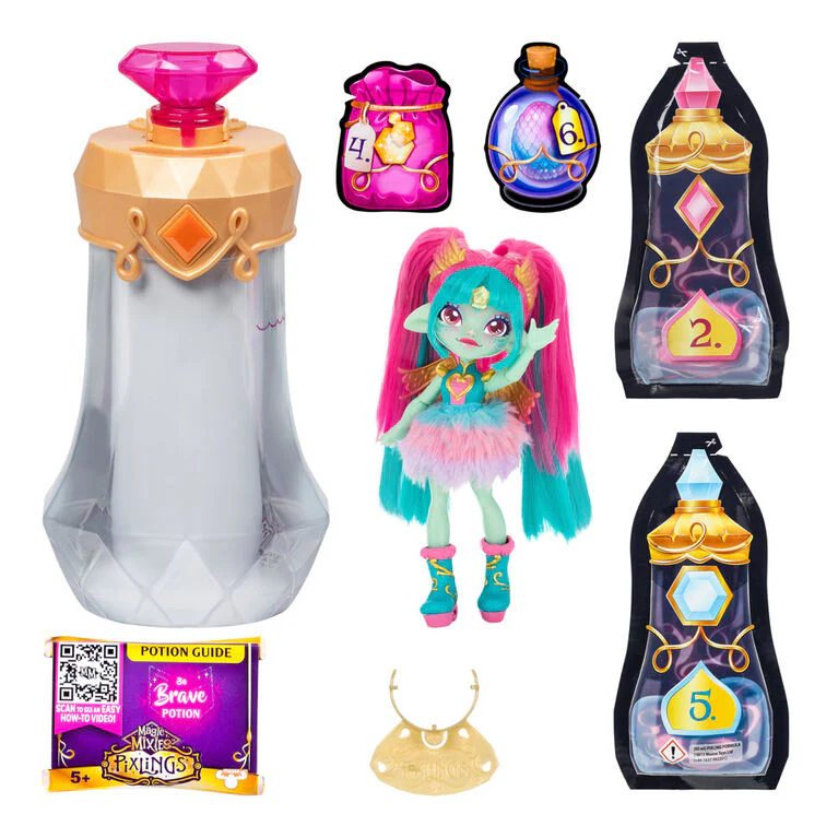 Magic Mixies Pixlings S1 W2 DOLL TEAL By Moose Toys - Image 2
