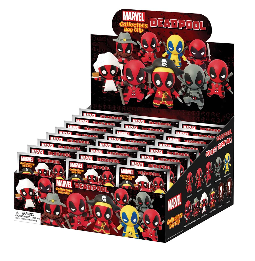 Monogram: Marvel Deadpool 3D Foam Bag Clip Series 1