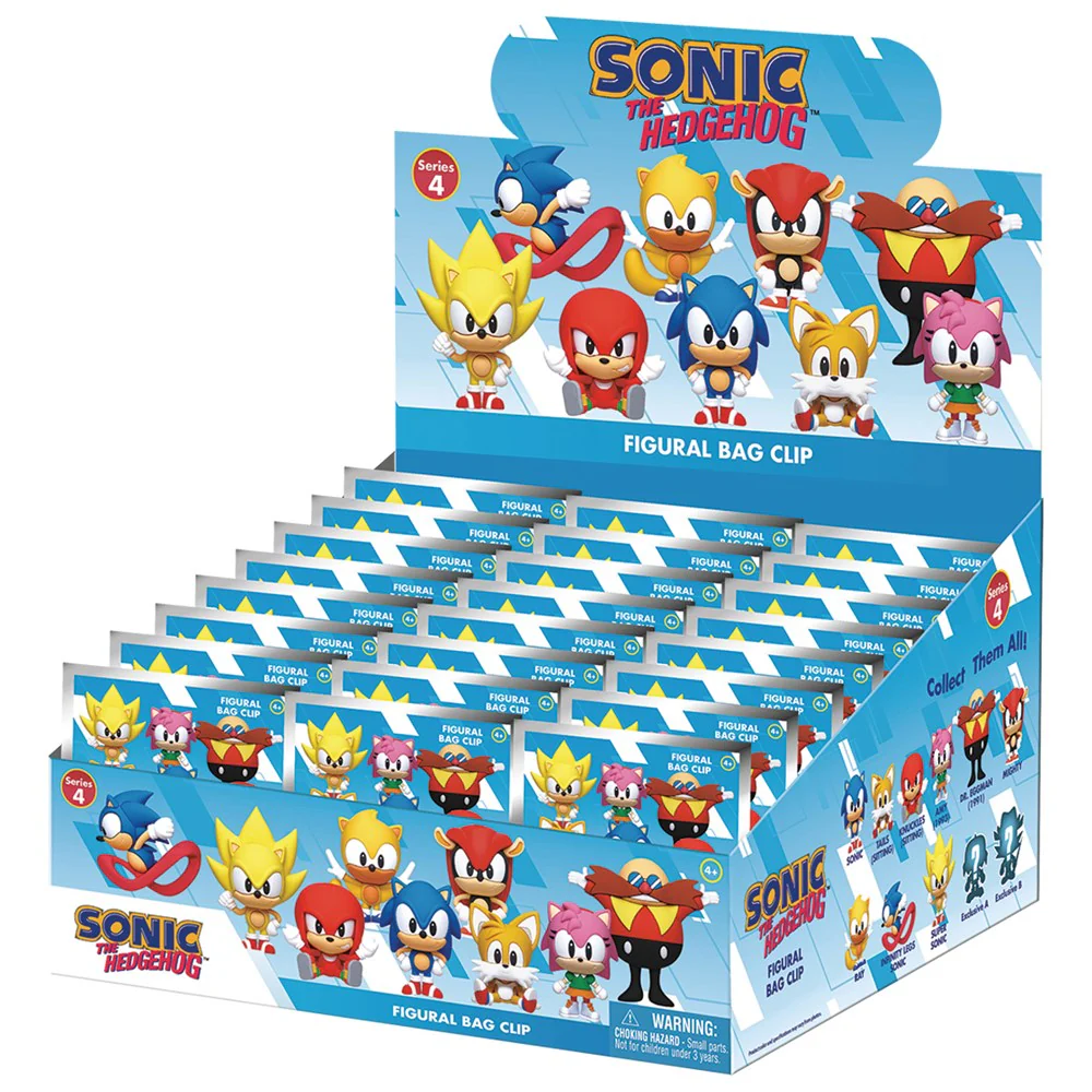 Monogram: Sonic 3D Foam Bag Clip, Series 4