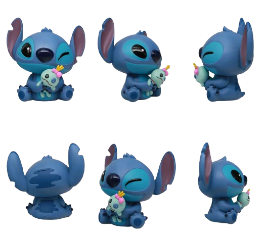 DISNEY Stitch & Scrump - Figural Bank 18cm in Acetane box By Monogram - Image 3