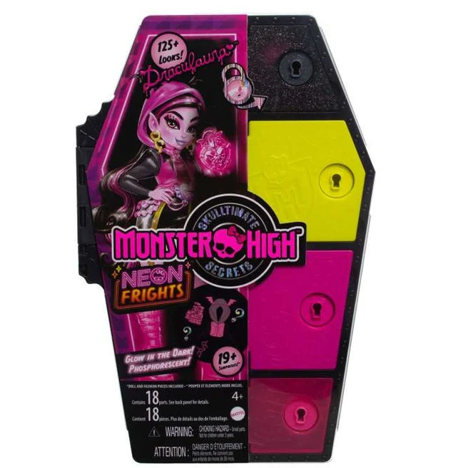 Monster High Skulltimates Secrets Neon Frights Series - Draculaura By Mattel - Image 2