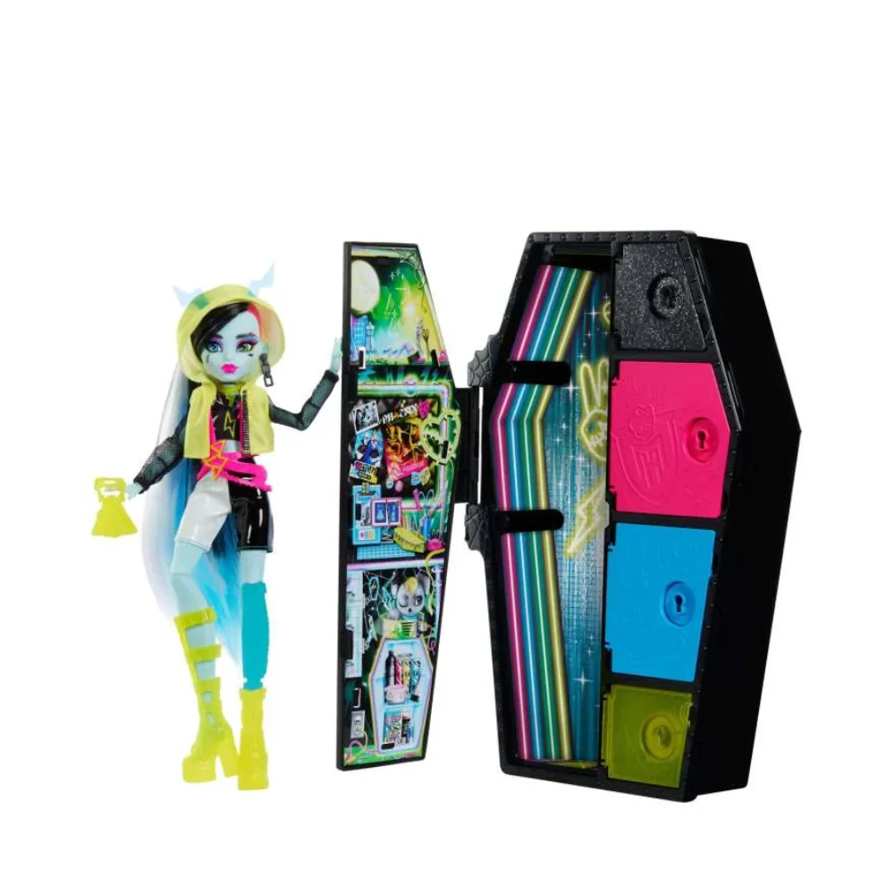 Monster High Skulltimates Secrets Neon Frights Series - Frankie By Mattel
