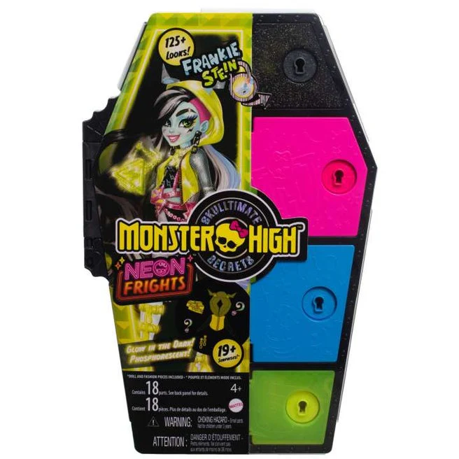 Monster High Skulltimates Secrets Neon Frights Series - Frankie By Mattel - Image 2