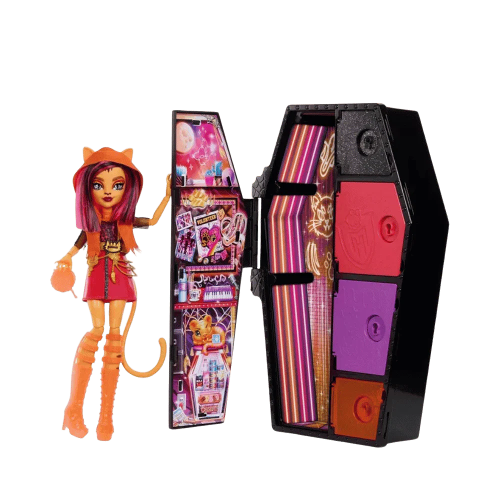 Monster High Skulltimates Secrets Neon Frights Series - Toralei By Mattel