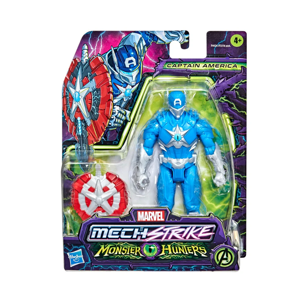 Marvel Monster Hunters - Mech Strike 6" Action Figure - Captain America