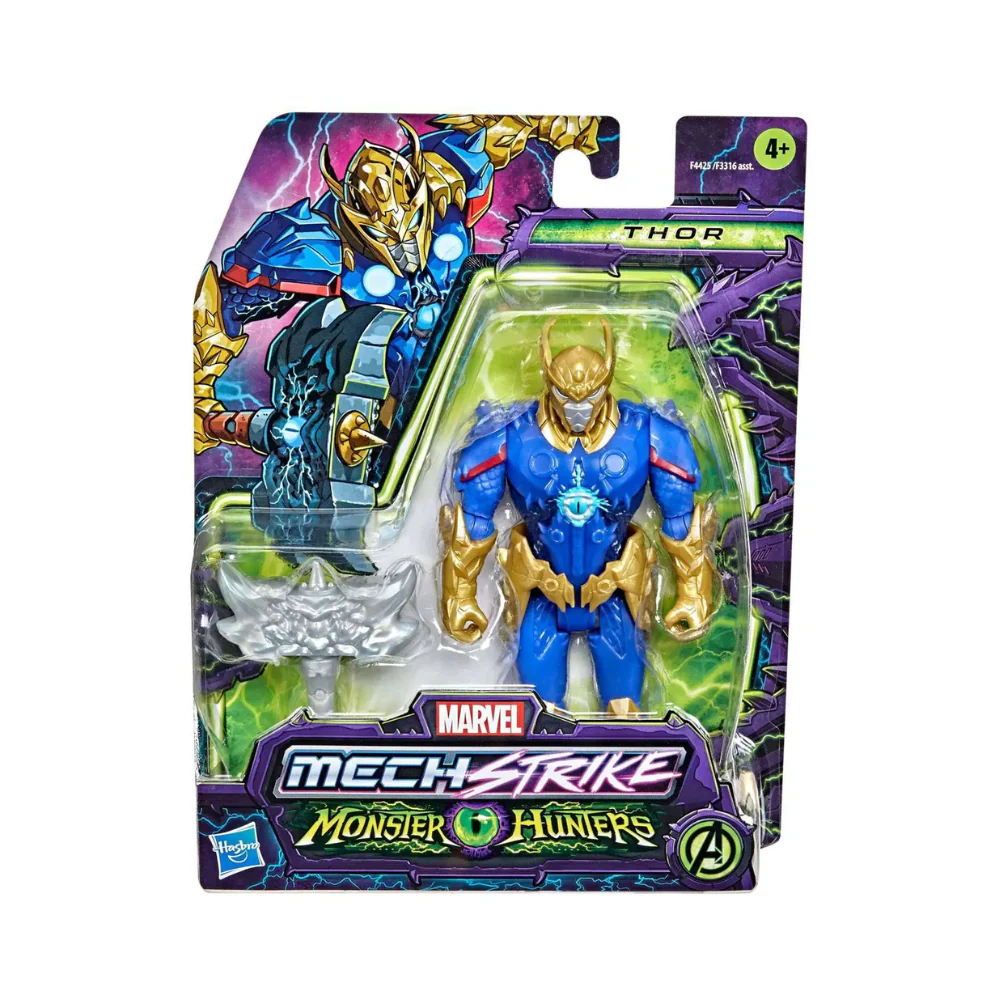 Marvel Mech Strike Monster Hunters Thor 6 Action Figure