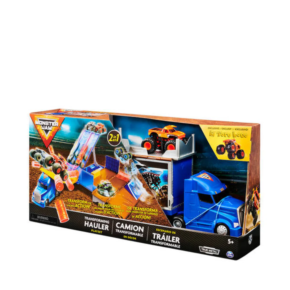 Monster Jam 1:64 Hauler Playset