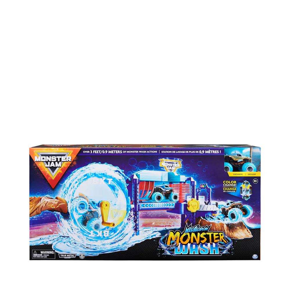Monster Jam 1:64 Megalodon Monster Wash Playset