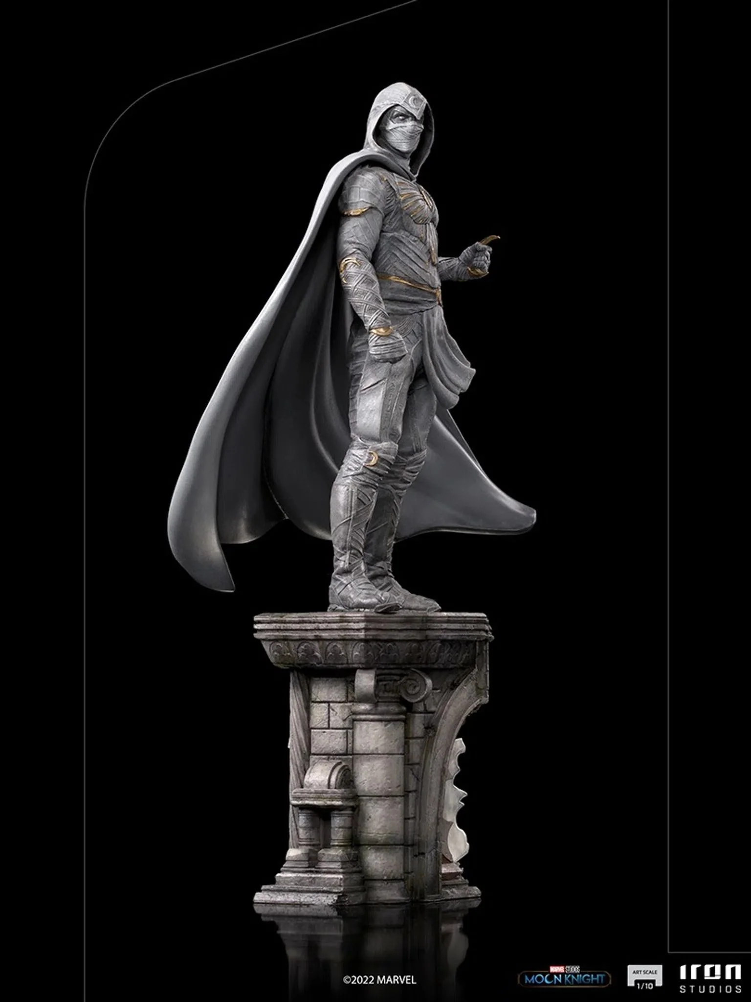 MOON KNIGHT - MOON KNIGHT ART SCALE 1/10 STATUE BY IRON STUDIOS - Image 4