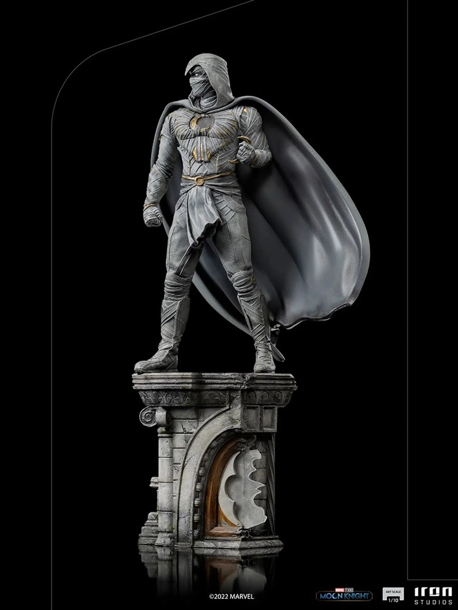 MOON KNIGHT - MOON KNIGHT ART SCALE 1/10 STATUE BY IRON STUDIOS - Image 5