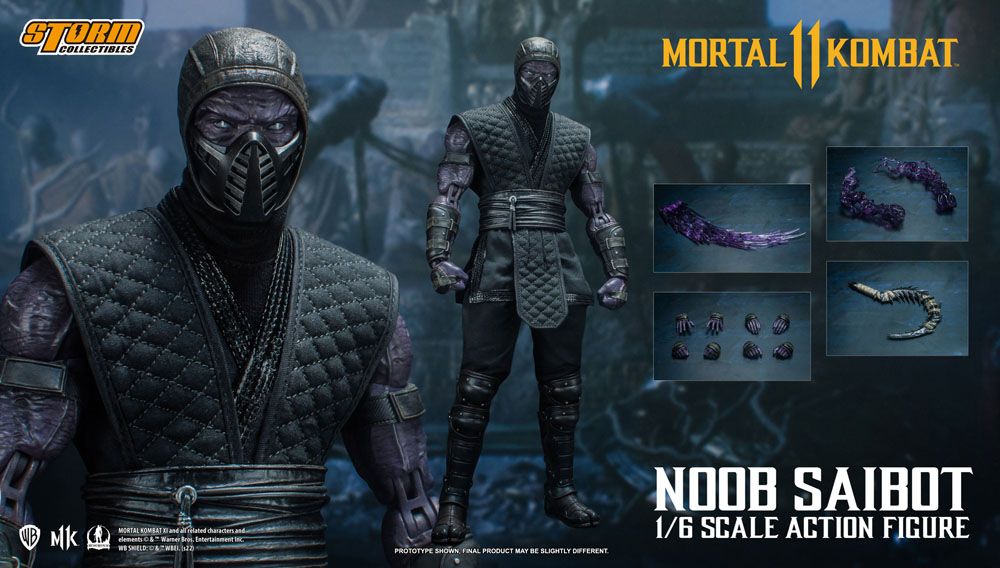 Mortal Kombat Noob Saibot Action Figure By Storm Collectibles - Image 2