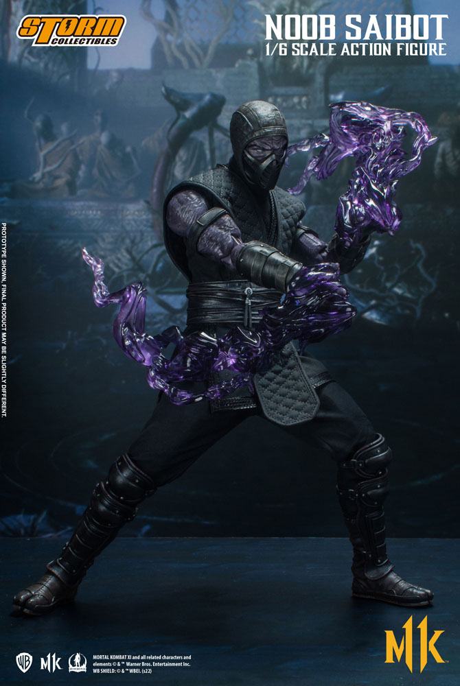 Mortal Kombat Noob Saibot Action Figure By Storm Collectibles - Image 4