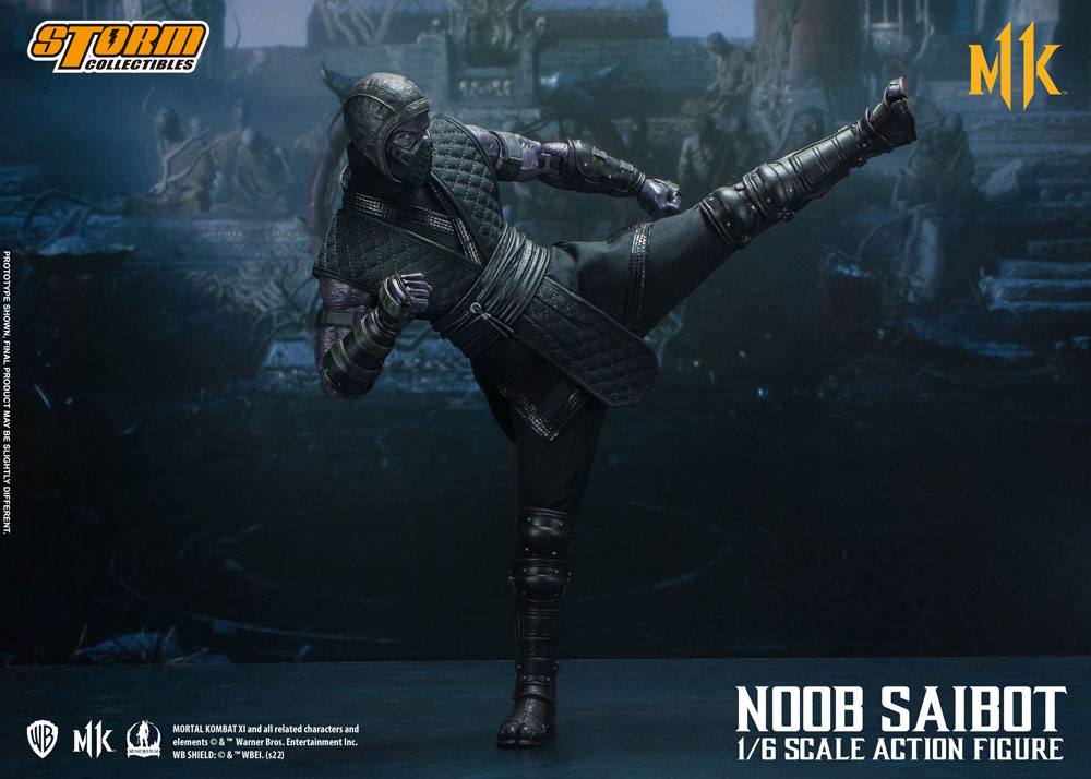 Mortal Kombat Noob Saibot Action Figure By Storm Collectibles - Image 6