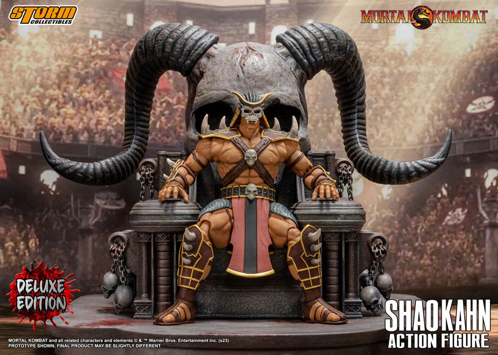 Mortal Kombat Shao Kahn Action Figure By Storm Collectibles - Image 2