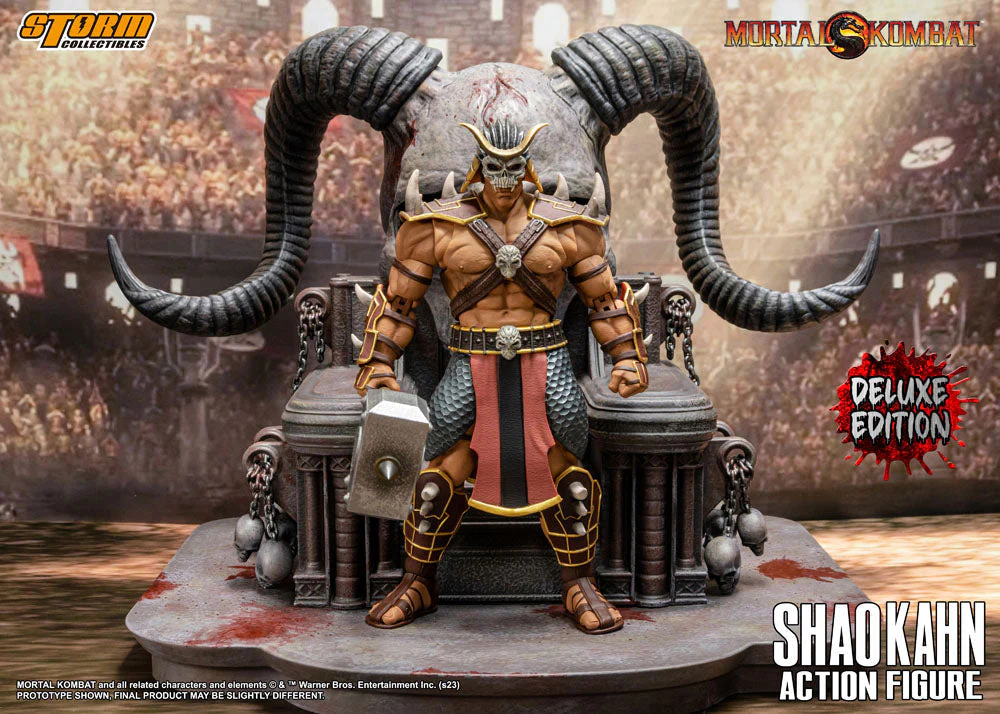 Mortal Kombat Shao Kahn Action Figure By Storm Collectibles - Image 3