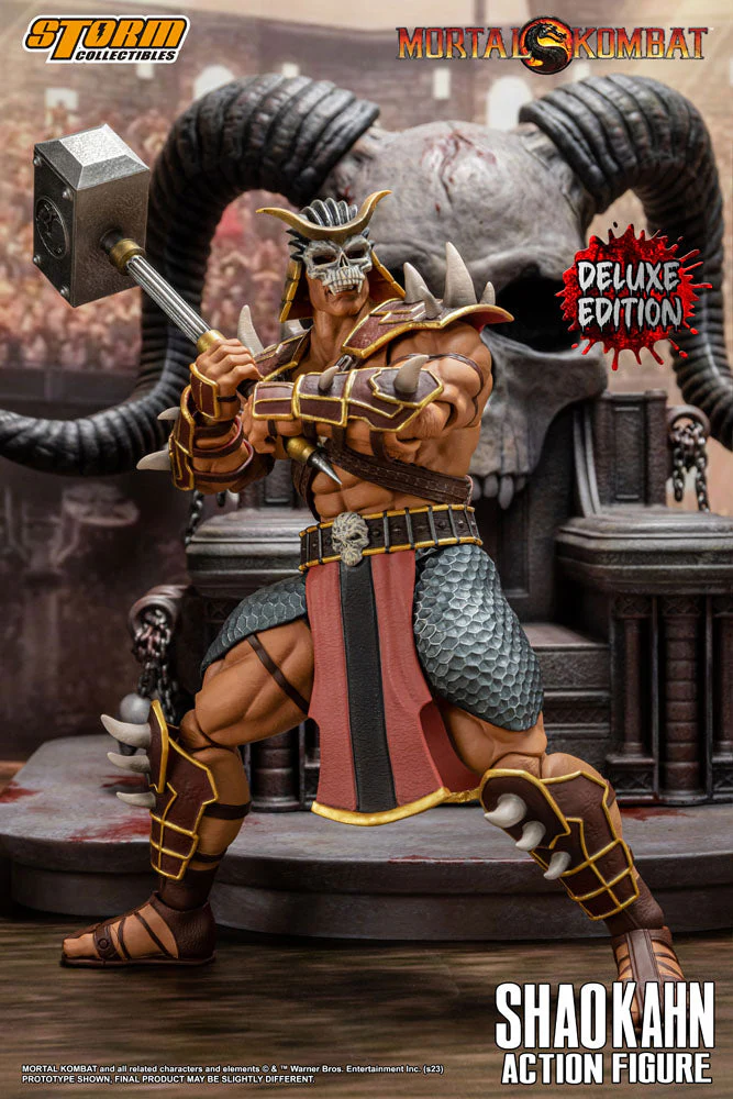 Mortal Kombat Shao Kahn Action Figure By Storm Collectibles - Image 5