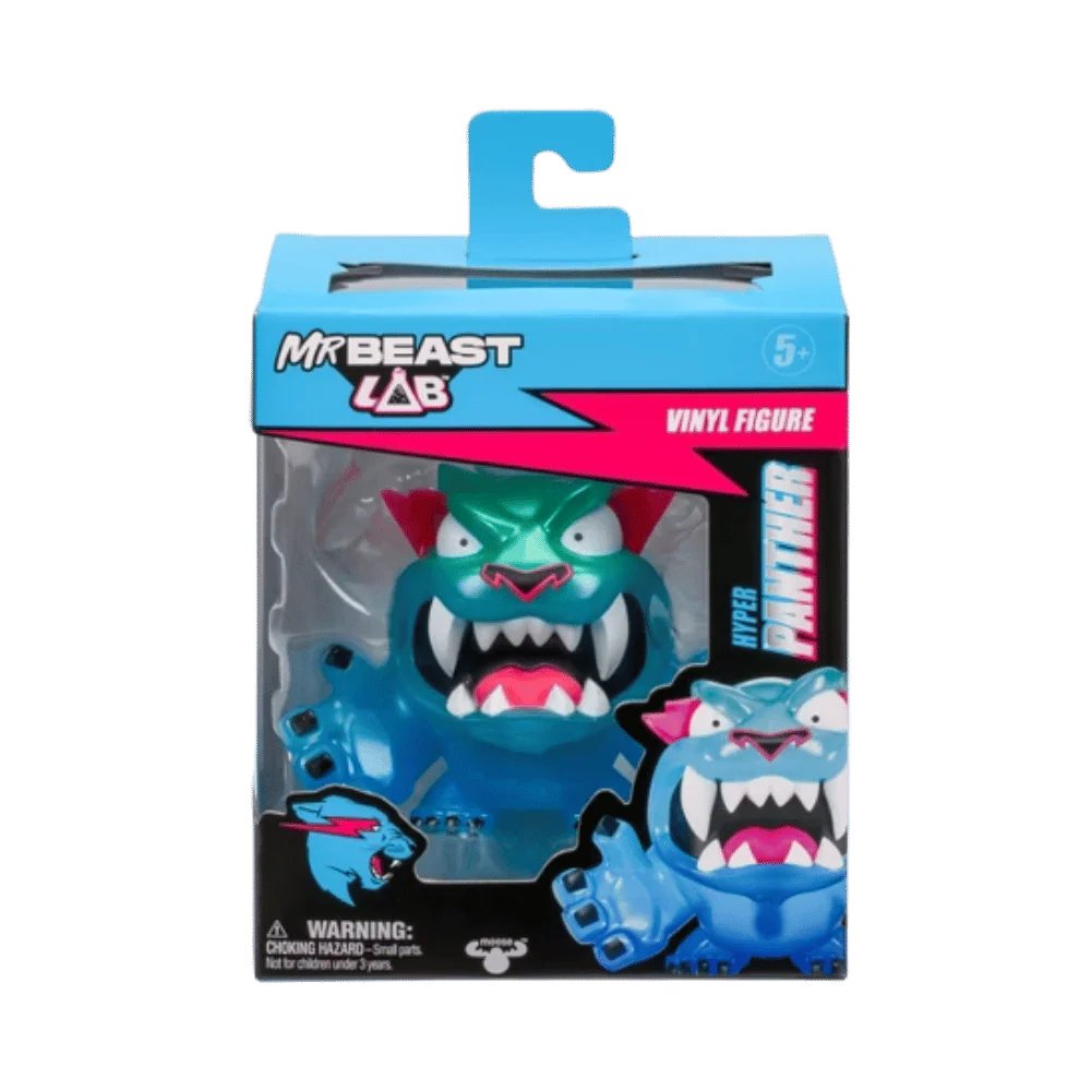 MRBEAST LAB VINYL FIGURE CAMO PANTHER By Moose Toys