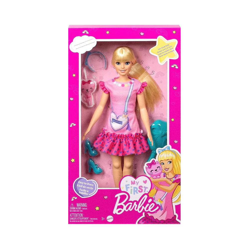 My First Barbie Core Doll Blonde with Kitten