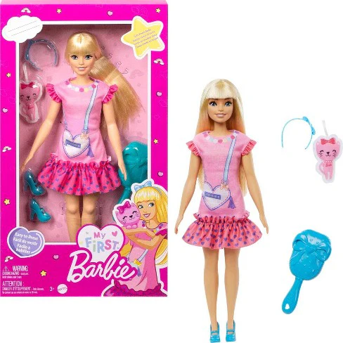 My First Barbie Core Doll Blonde with Kitten - Image 2