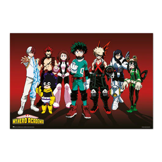 My Hero Academia Hero Team 61X91 cm Poster by Grupo Erik