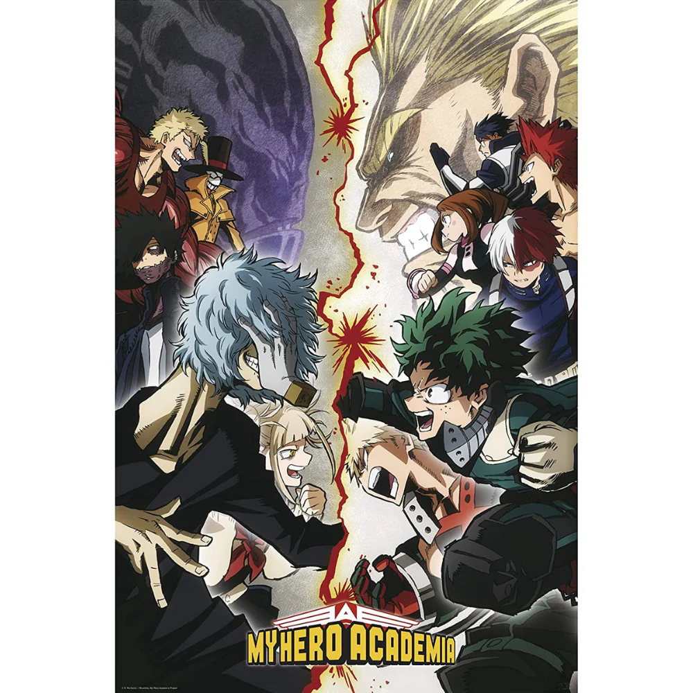 My Hero Academia Heroes Vs.Villains 91X61 cm Poster by Abysse