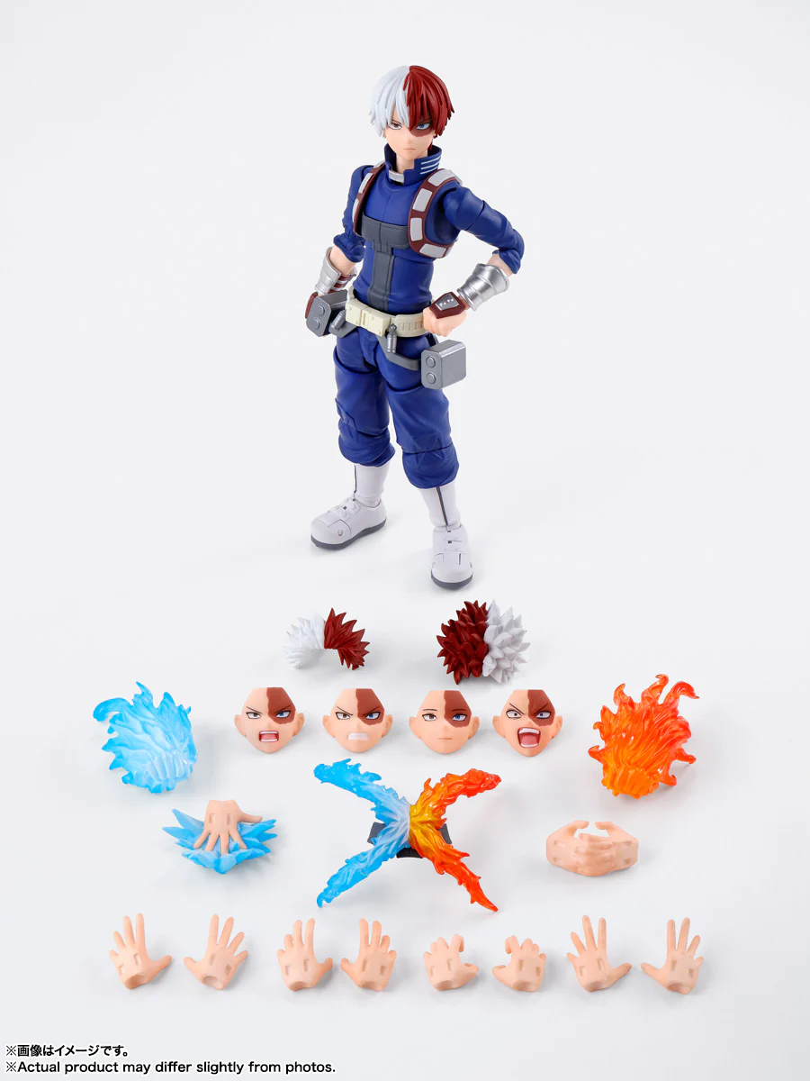 My Hero Academia Shoto Todoroki Action Figure Sh Figuarts By Bandai Tamashii - Image 5