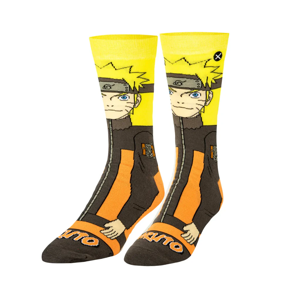 Naruto 360 - Mens Crew Straight Socks By Odd Socks