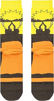 Naruto 360 - Mens Crew Straight Socks By Odd Socks - Image 2