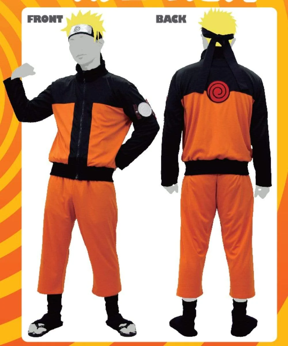 Naruto Costume Mens - Medium - Image 3