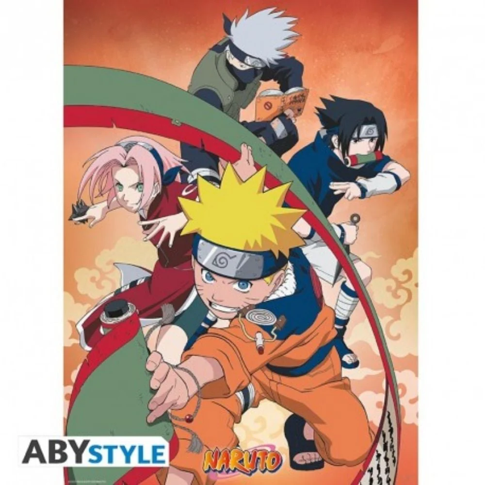 Naruto ShippudenTeam 7 52X38 cm Poster by Abysse