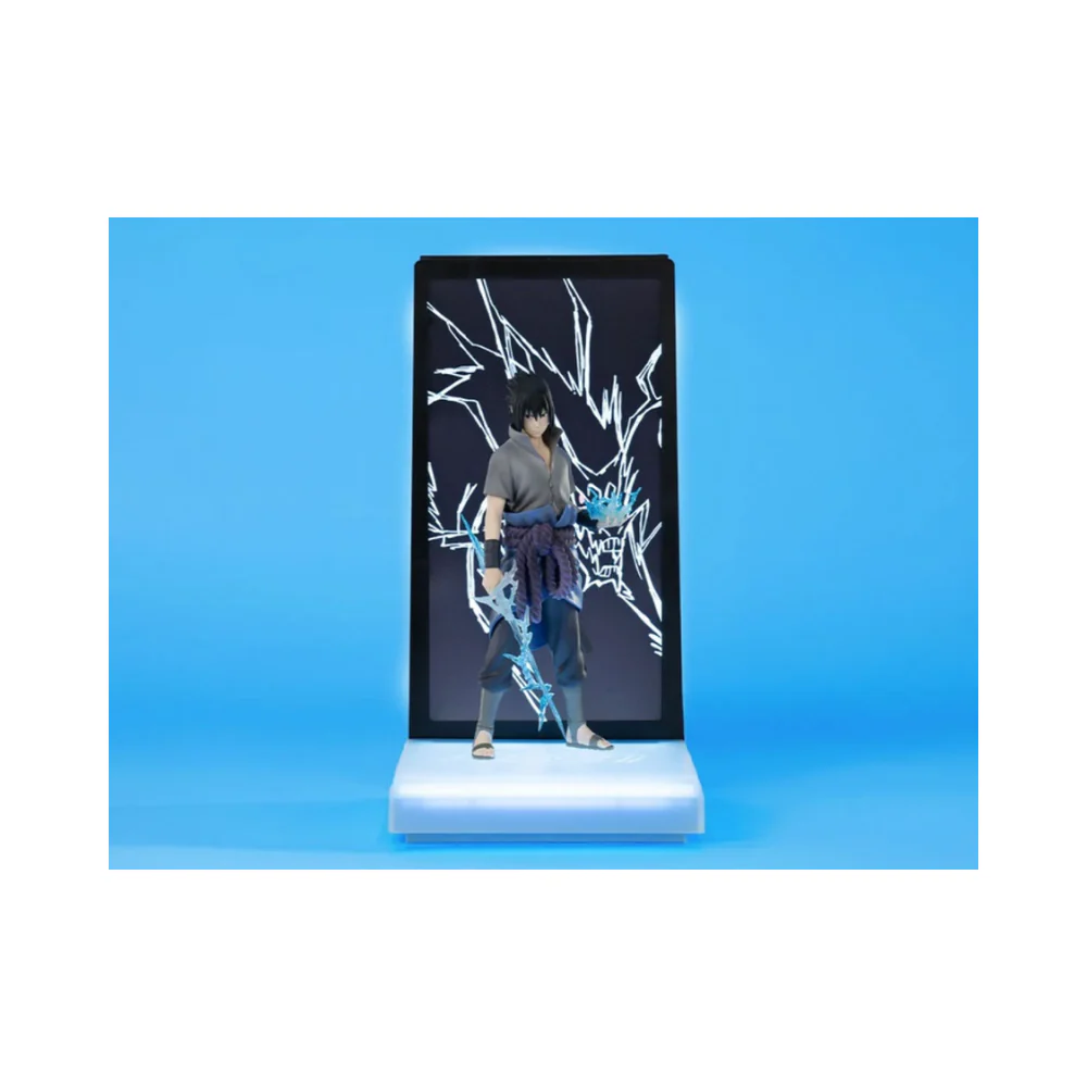 Naruto Shippuden Neon Sasuke Uchiha Lighted Display Figure By Tsume