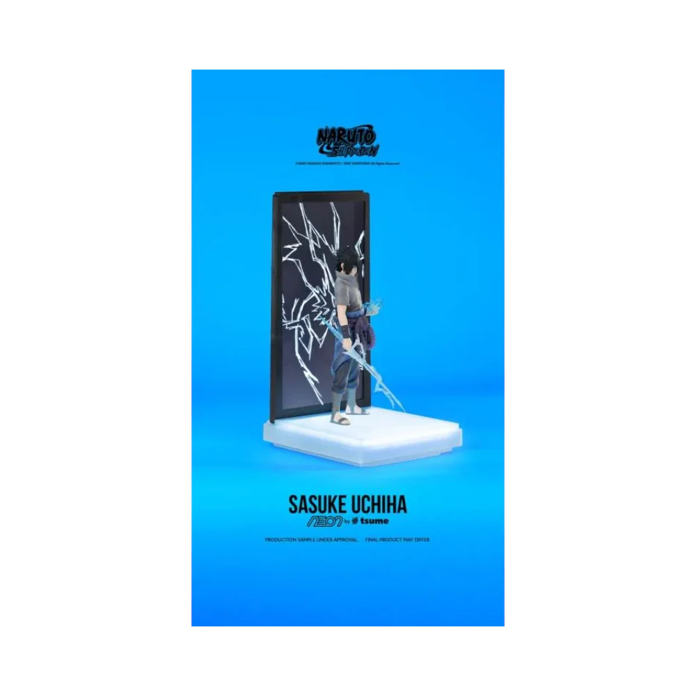Naruto Shippuden Neon Sasuke Uchiha Lighted Display Figure By Tsume - Image 4