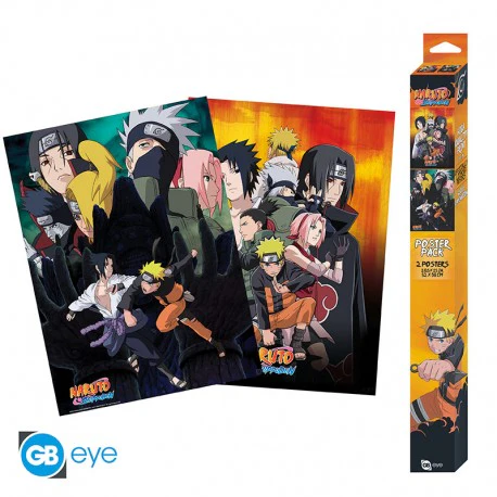 Naruto Shippuden Ninjas 52X38 cm Set 2 Chibi Posters by Abysse - Image 2
