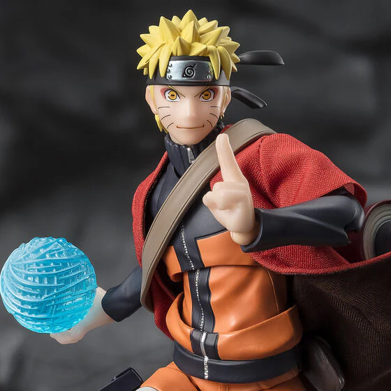 NARUTO UZUMAKI [Sage Mode] - Savior of Konoha - S.H.Figuarts Action Figure by Bandai Tamashii - Image 3