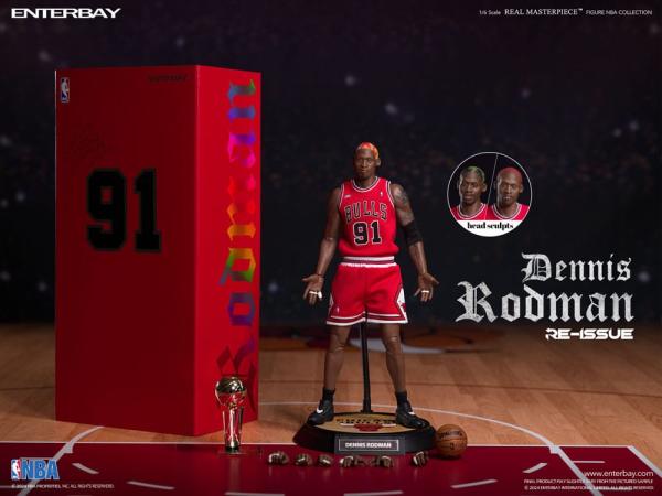 NBA Basketball - Dennis Rodman 1/6th Scale Action Figure By Enterbay - Image 2