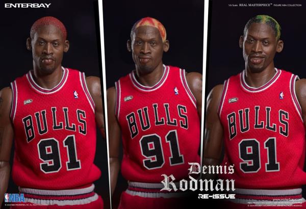 NBA Basketball - Dennis Rodman 1/6th Scale Action Figure By Enterbay - Image 3