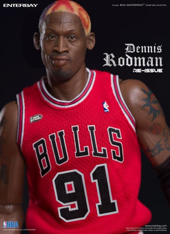 NBA Basketball - Dennis Rodman 1/6th Scale Action Figure By Enterbay - Image 5